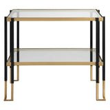 Uttermost Kentmore Glass Side Table - Home Elegance USA