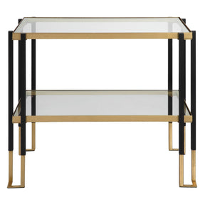 Uttermost Kentmore Glass Side Table - Home Elegance USA