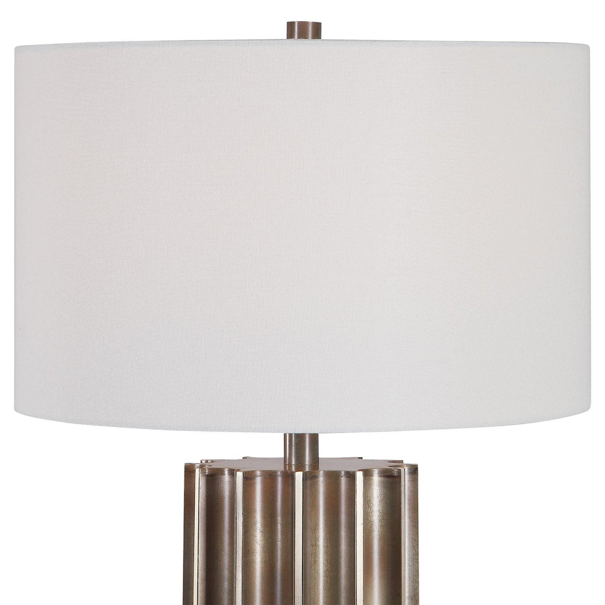 Uttermost Khalio Gun Metal Table Lamp - Home Elegance USA
