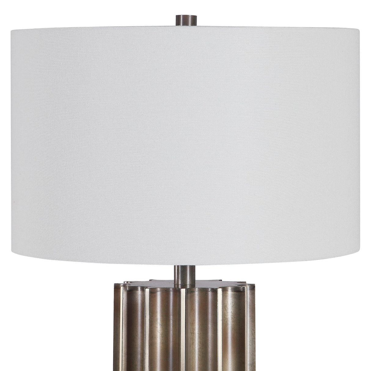 Uttermost Khalio Gun Metal Table Lamp - Home Elegance USA