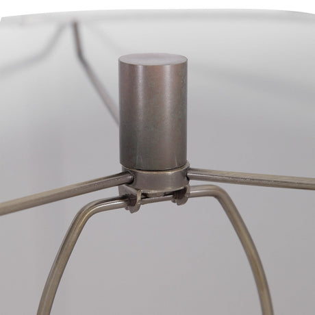 Uttermost Khalio Gun Metal Table Lamp - Home Elegance USA