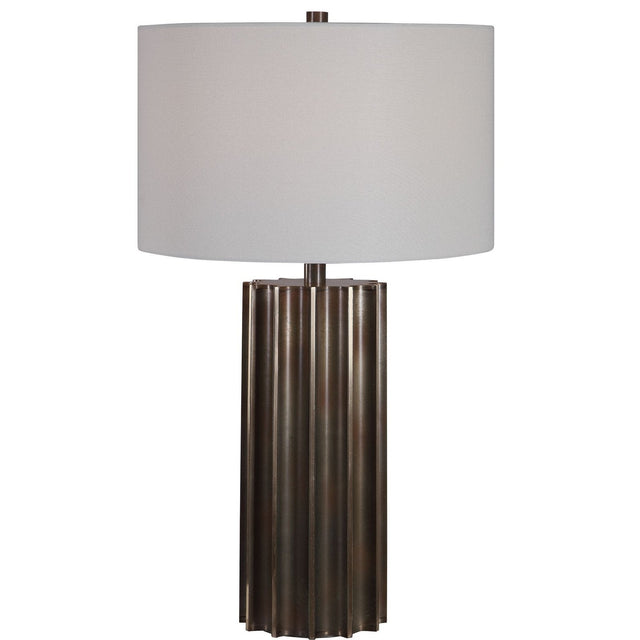 Uttermost Khalio Gun Metal Table Lamp - Home Elegance USA