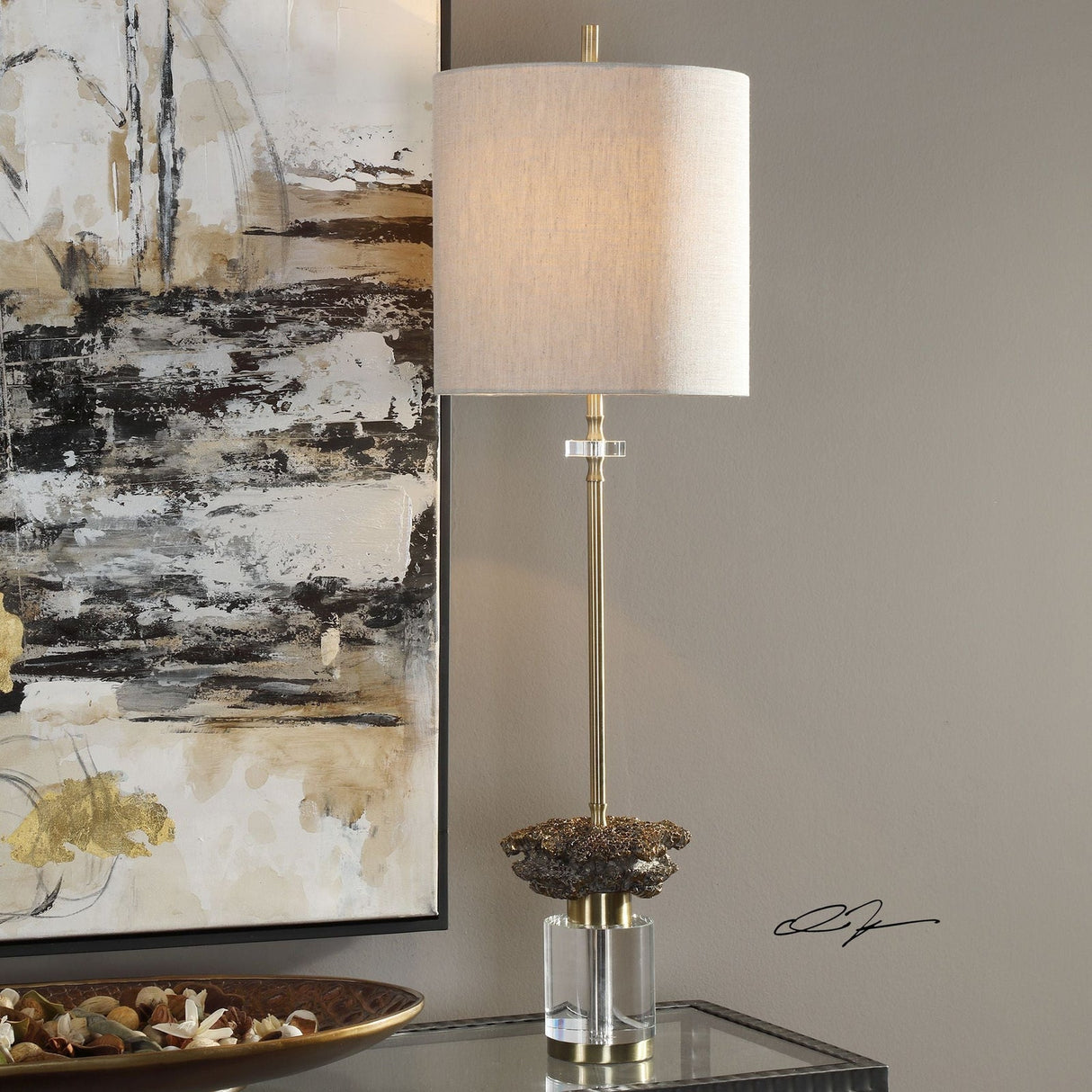 Uttermost Kiota Wasp'S Nest Buffet Lamp - Home Elegance USA