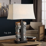Uttermost Kodiak Stacked Stone Lamp - Home Elegance USA