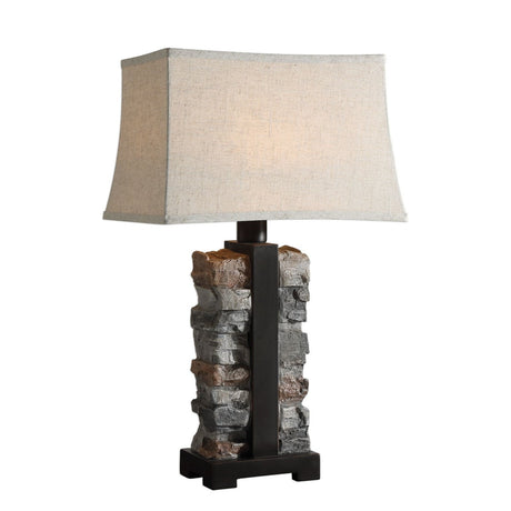 Uttermost Kodiak Stacked Stone Lamp - Home Elegance USA