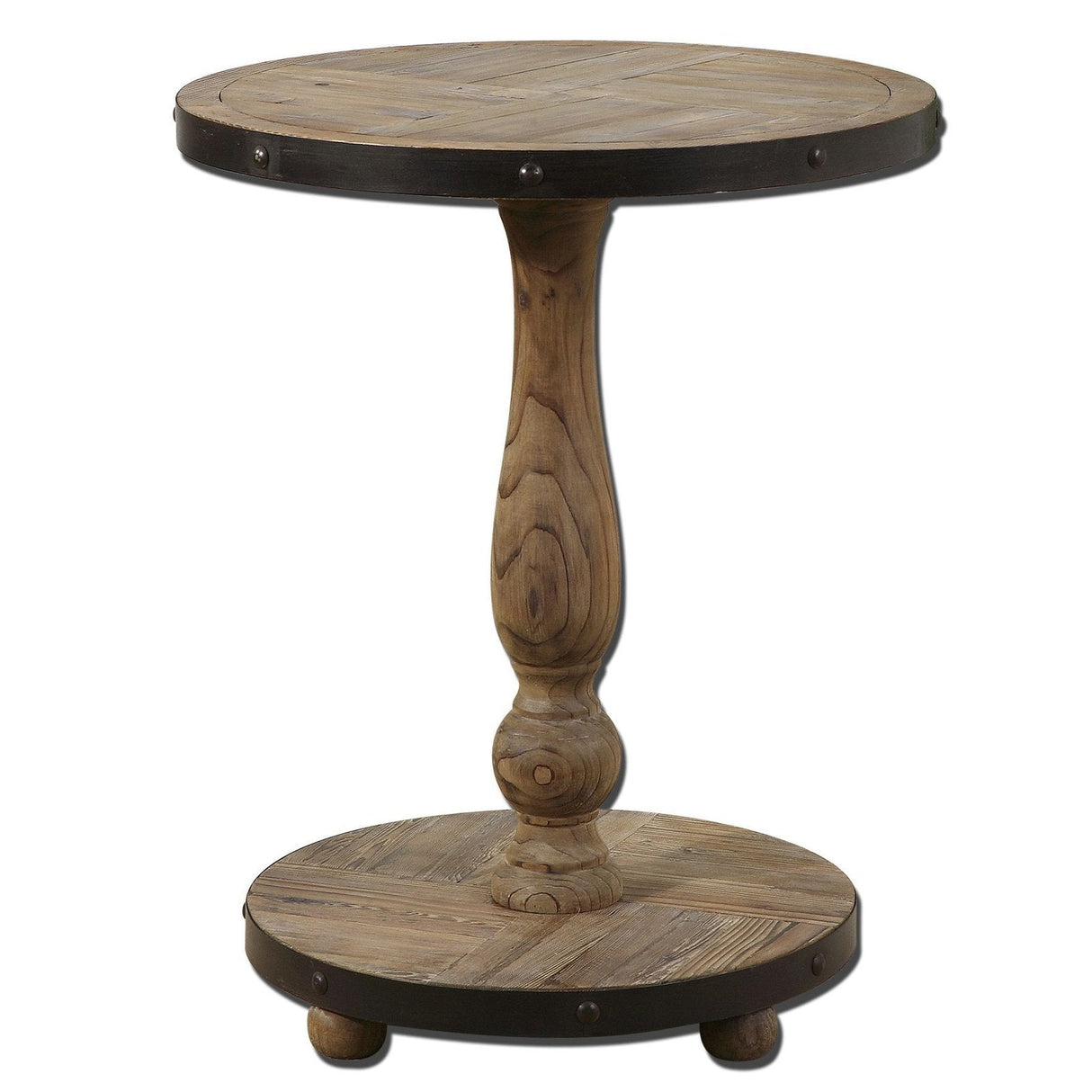 Uttermost Kumberlin Wooden Round Table - Home Elegance USA