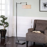 Uttermost Lamine Dark Bronze Floor Lamp - Home Elegance USA