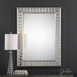 Uttermost Lanester Silver Leaf Mirror - Home Elegance USA