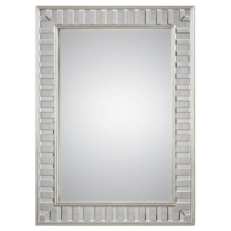 Uttermost Lanester Silver Leaf Mirror - Home Elegance USA