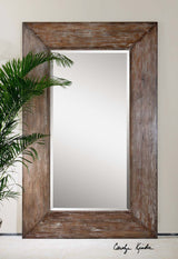 Uttermost Langford Large Wood Mirror - Home Elegance USA