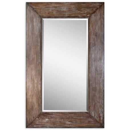 Uttermost Langford Large Wood Mirror - Home Elegance USA