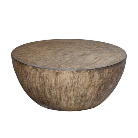 Uttermost Lark Round Wood Coffee Table
