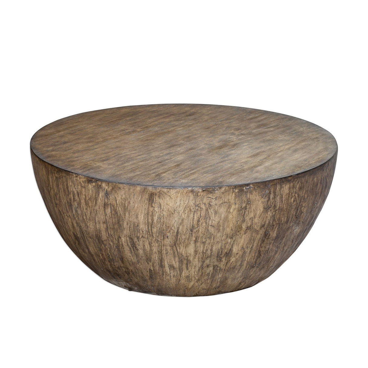 Uttermost Lark Round Wood Coffee Table - Home Elegance USA