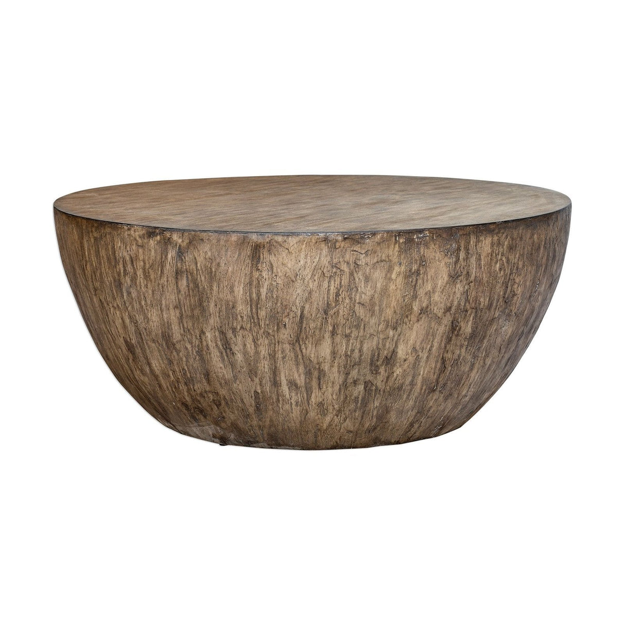 Uttermost Lark Round Wood Coffee Table - Home Elegance USA