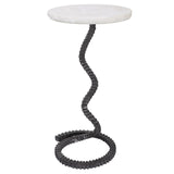 Uttermost Lasso White Drink Table - Home Elegance USA