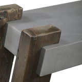 Uttermost Lavin Industrial Concrete Bench - Home Elegance USA