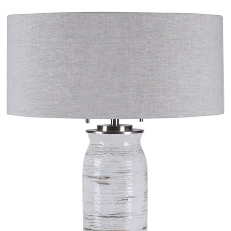 Uttermost Lenta White Table Lamp - Home Elegance USA