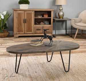 Uttermost Leveni Wooden Coffee Table - Home Elegance USA