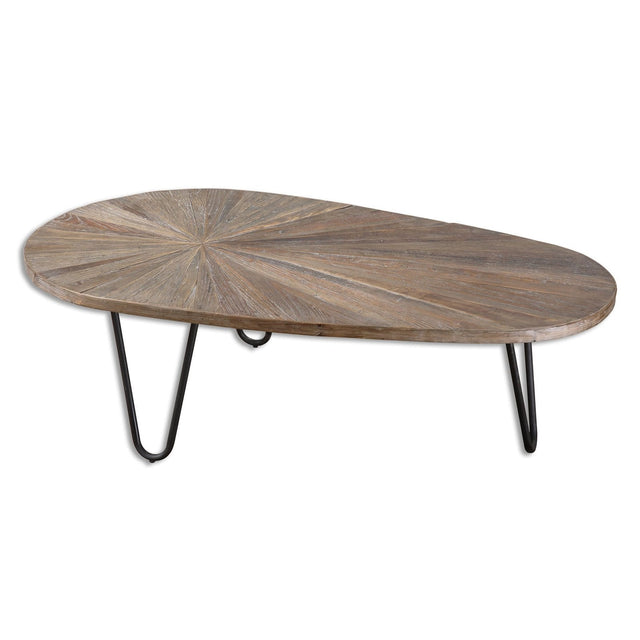 Uttermost Leveni Wooden Coffee Table - Home Elegance USA