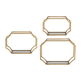 Uttermost Lindee Gold Wall Shelves - Set Of 3 - Home Elegance USA