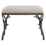 Uttermost Lismore Small Fabric Bench - Home Elegance USA