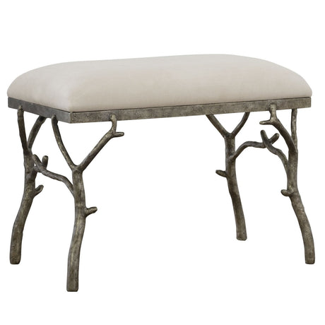 Uttermost Lismore Small Fabric Bench - Home Elegance USA