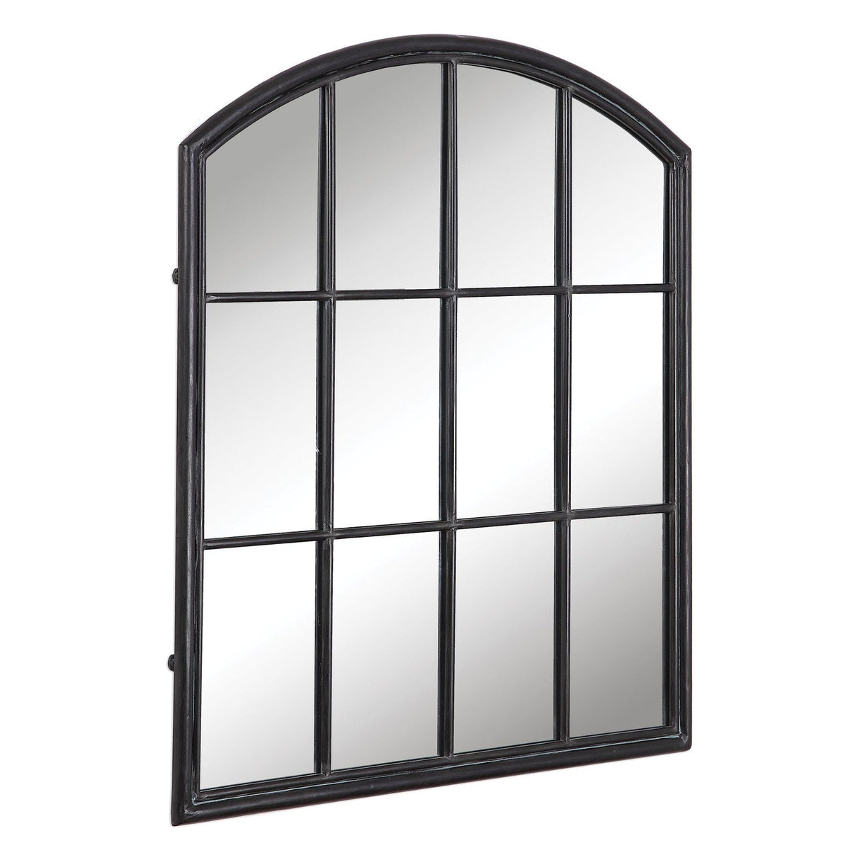 Uttermost Lyda Aged Black Arch Mirror - Home Elegance USA