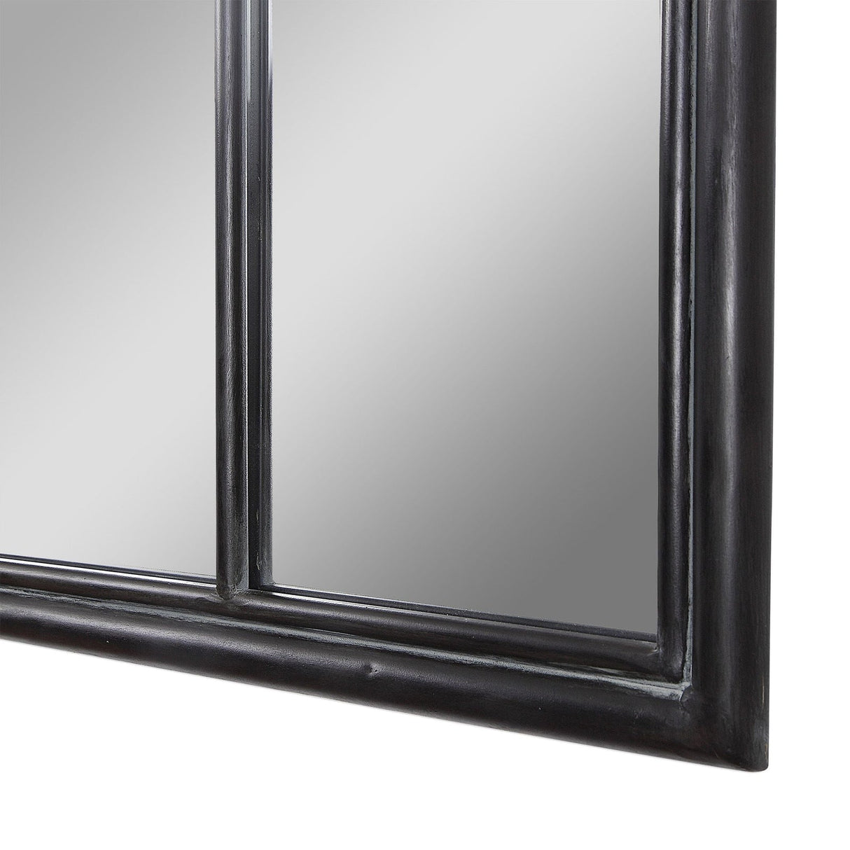 Uttermost Lyda Aged Black Arch Mirror - Home Elegance USA