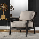 Uttermost Lyle Beige Accent Chair - Home Elegance USA