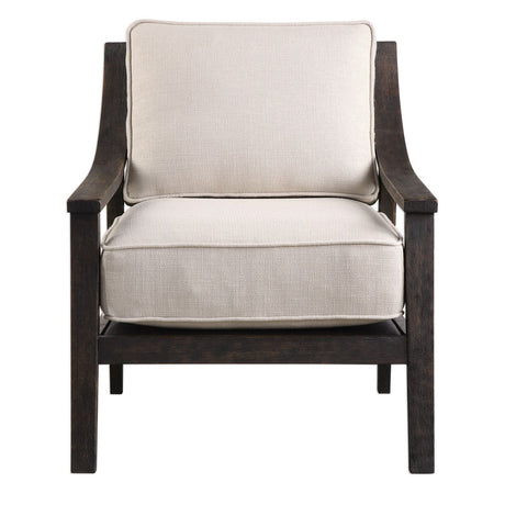 Uttermost Lyle Beige Accent Chair - Home Elegance USA