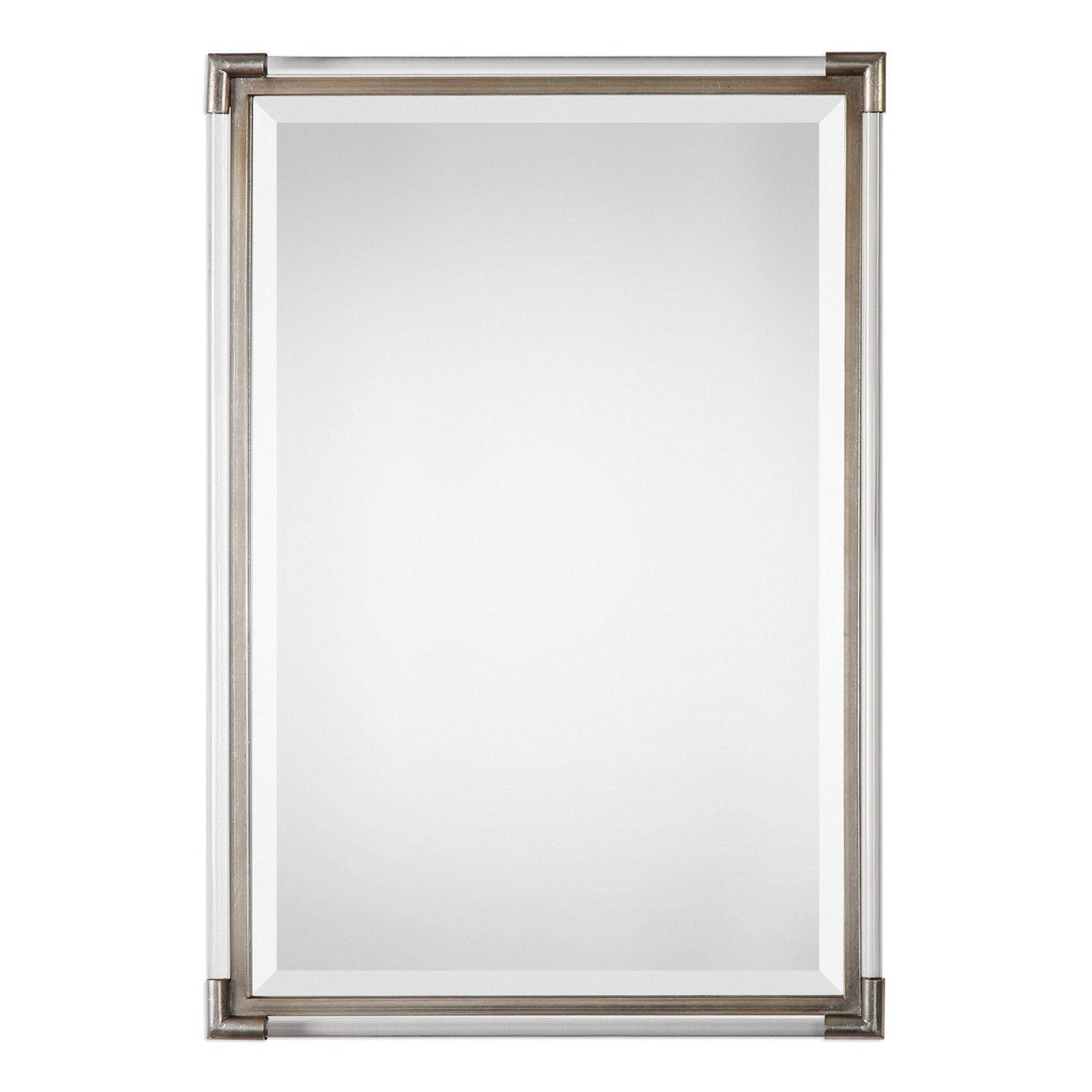 Uttermost Mackai Metallic Silver Mirror - Home Elegance USA