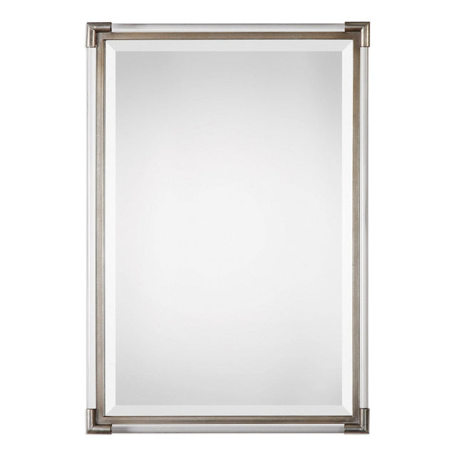Uttermost Mackai Metallic Silver Mirror - Home Elegance USA