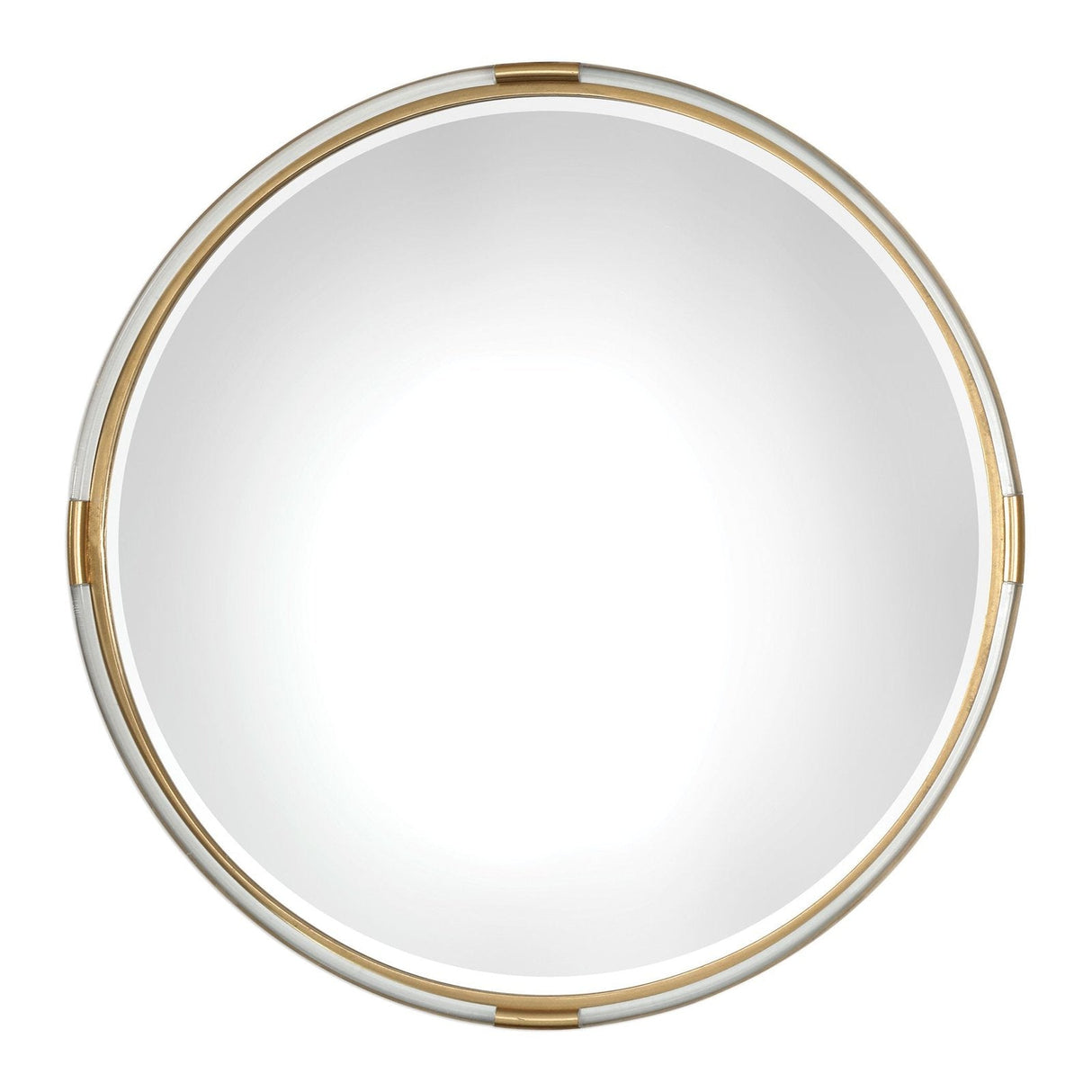 Uttermost Mackai Round Gold Mirror - Home Elegance USA