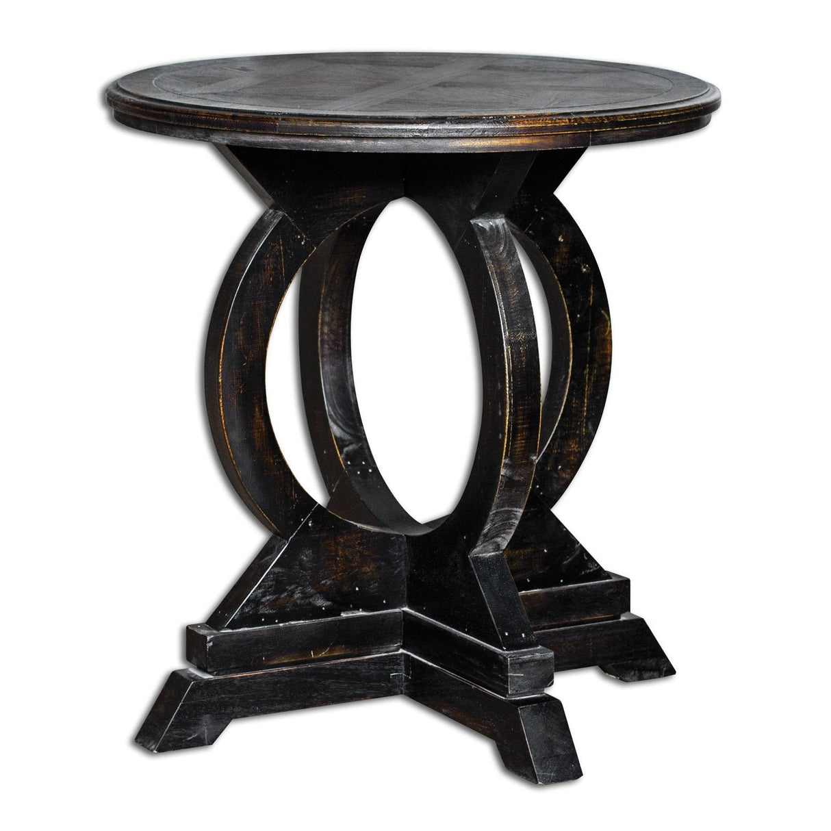 Uttermost Maiva Black Side Table - Home Elegance USA