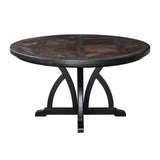 Uttermost Maiva Round Black Dining Table - Home Elegance USA