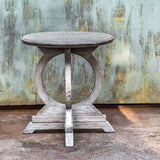 Uttermost Maiva White Side Table - Home Elegance USA