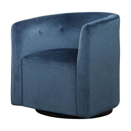 Uttermost Mallorie Blue Swivel Chair - Home Elegance USA