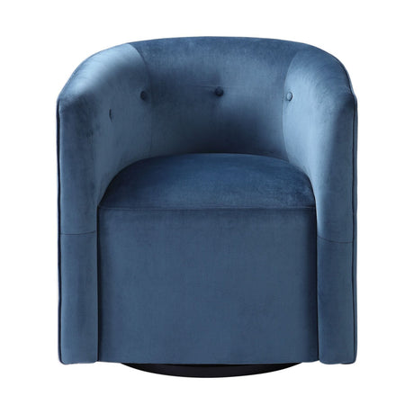 Uttermost Mallorie Blue Swivel Chair - Home Elegance USA