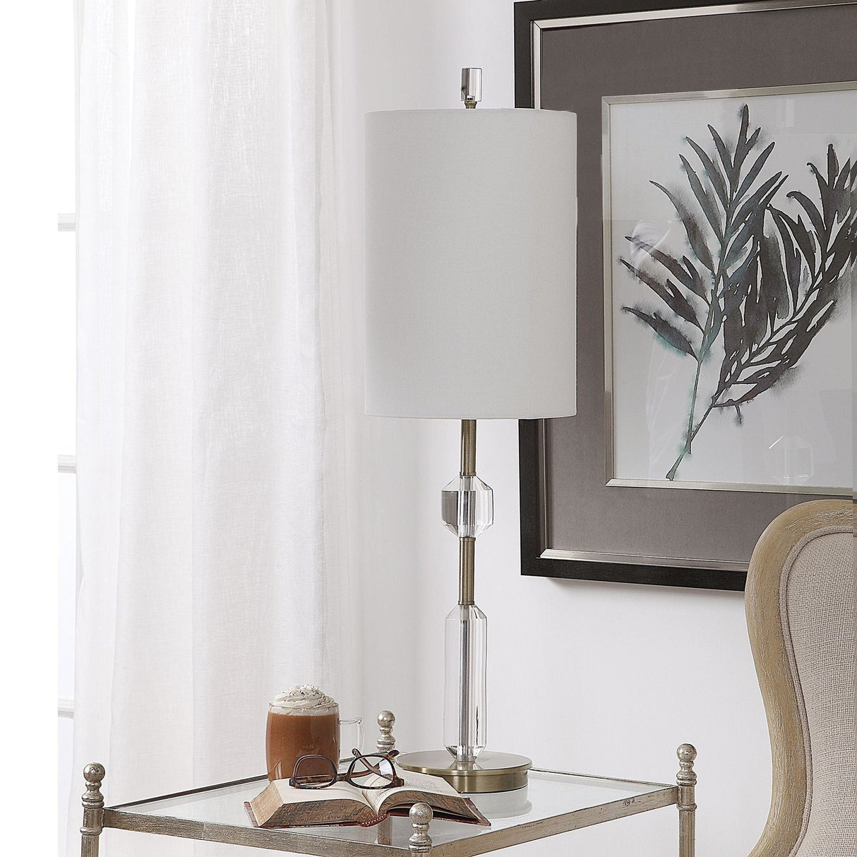 Uttermost Margo Cut Crystal Buffet Lamp - Home Elegance USA
