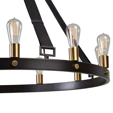 Uttermost Marlow 12 Light Circle Chandelier - Home Elegance USA