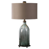 Uttermost Massana Gray Glass Table Lamp - Home Elegance USA