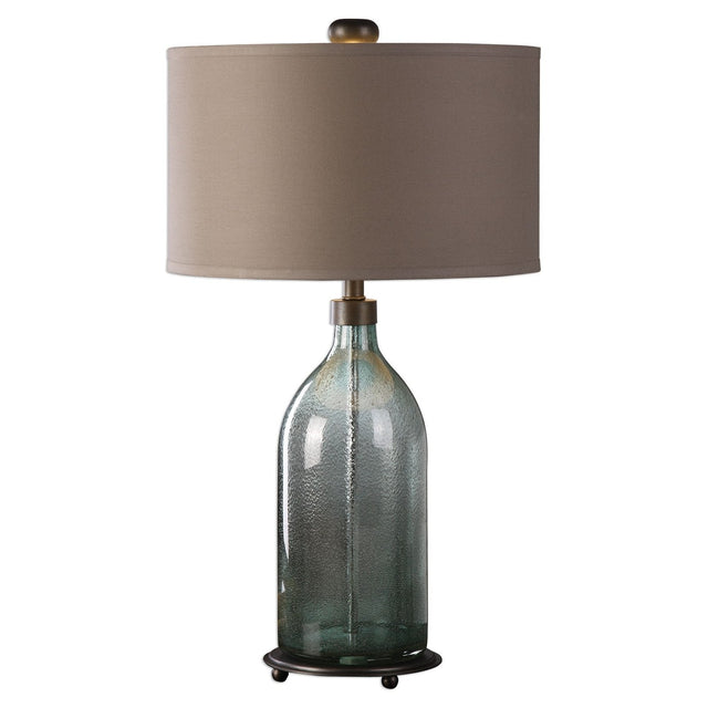 Uttermost Massana Gray Glass Table Lamp - Home Elegance USA