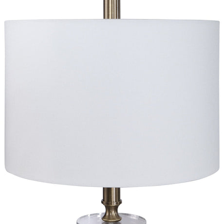 Uttermost Maud Aged Black Floor Lamp - Home Elegance USA