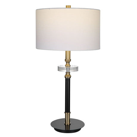 Uttermost Maud Aged Black Table Lamp - Home Elegance USA