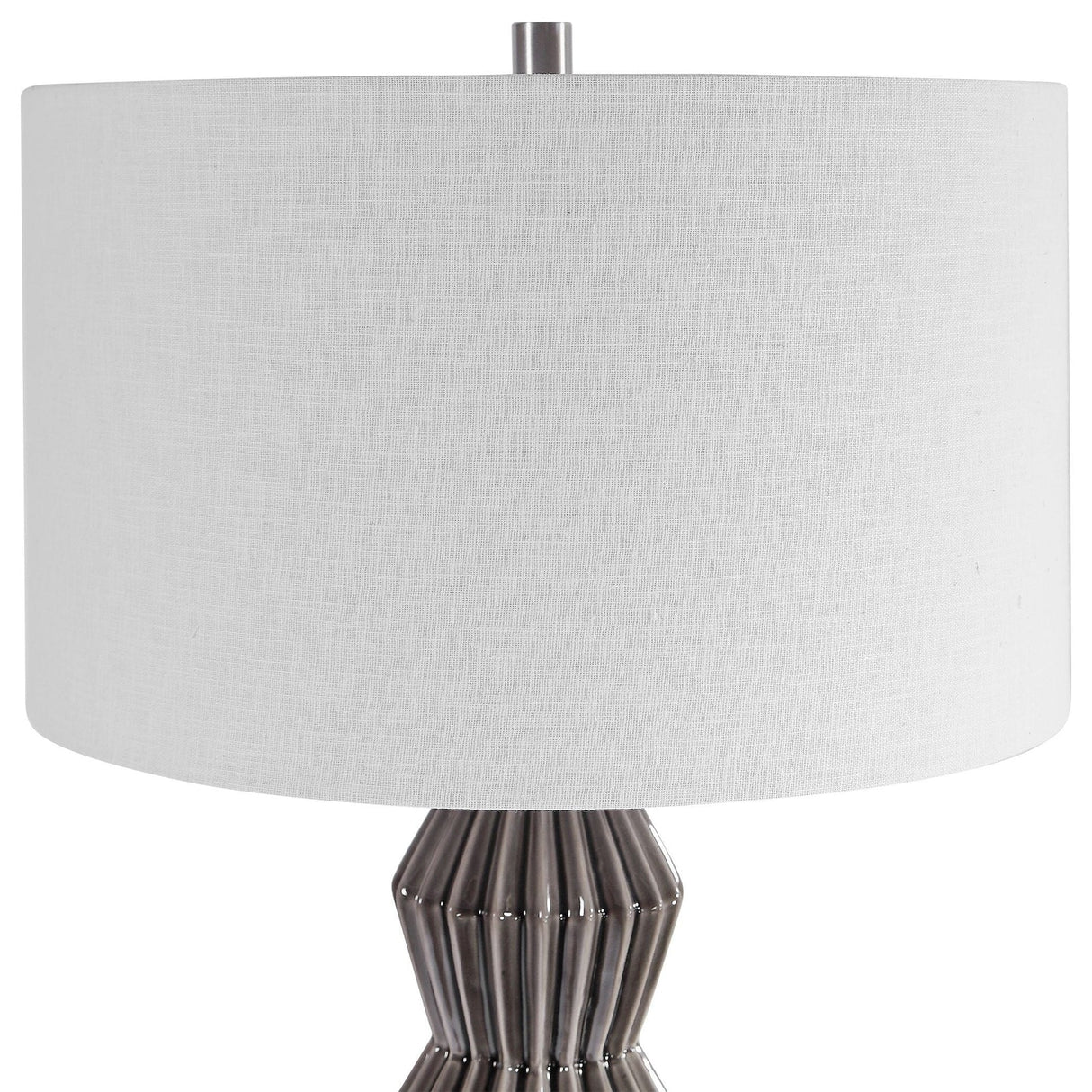 Uttermost Maxime Smokey Gray Table Lamp - Home Elegance USA