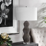 Uttermost Maxime Smokey Gray Table Lamp - Home Elegance USA