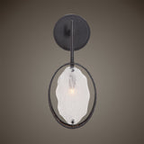 Uttermost Maxin Dark Bronze 1 Light Sconce - Home Elegance USA