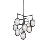 Uttermost Maxin Dark Bronze 9 Light Chandelier - Home Elegance USA