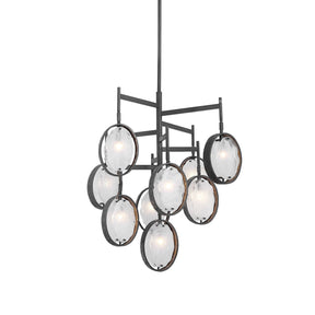 Uttermost Maxin Dark Bronze 9 Light Chandelier - Home Elegance USA