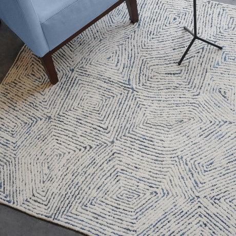 Uttermost Maze Blue Rug - Home Elegance USA